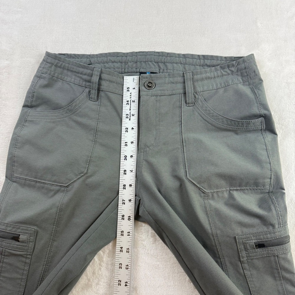 KUHL Horizn Cargo Pants Womens 8 Short Gray Hiking Outdoor Ripstop Utility - Picture 9 of 12